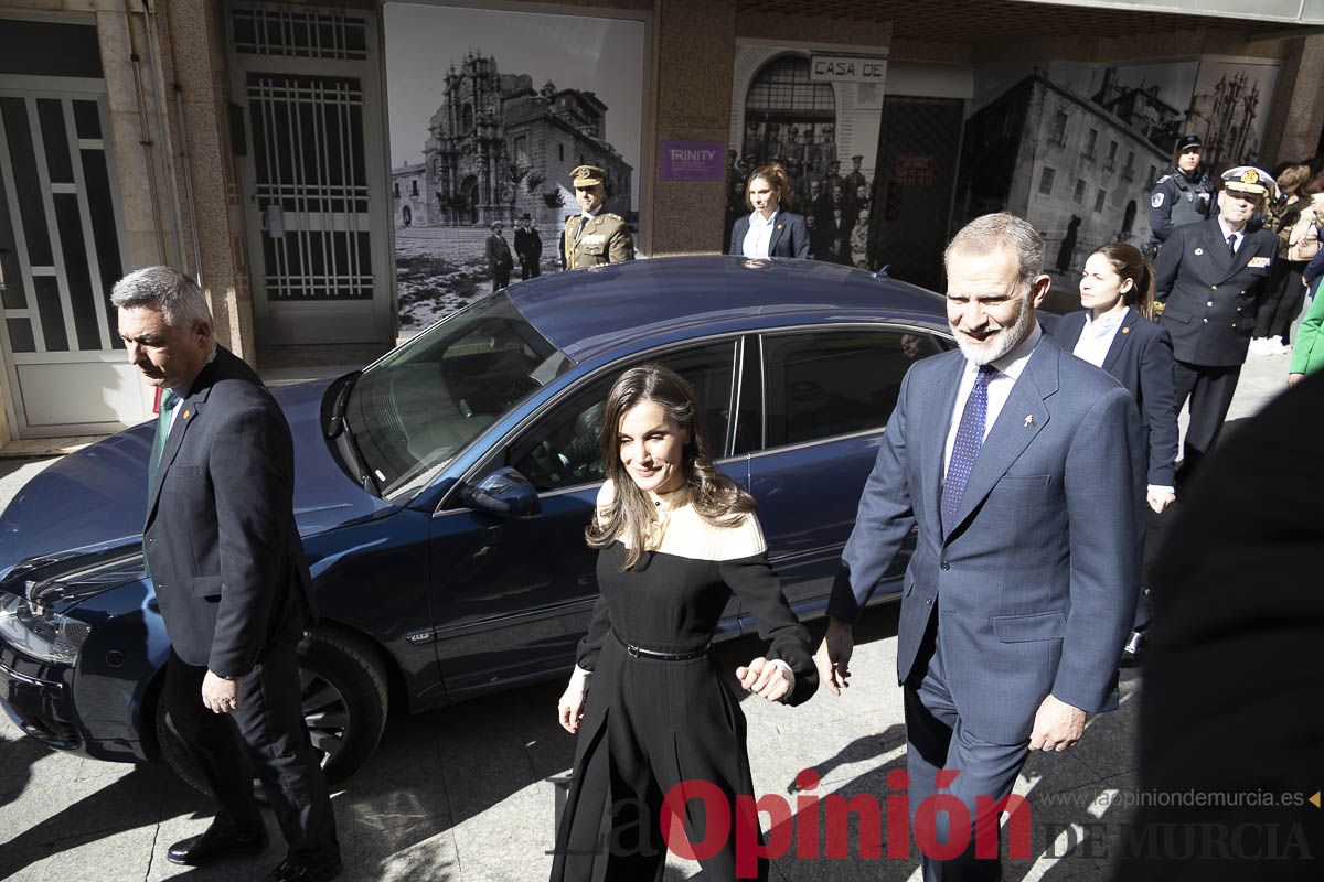 #Fotos Visita de los reyes de España a Caravaca (exposición Rafael Tegeo)