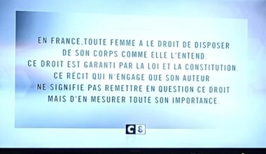 Dernier programme avant la fermeture de C8: un film anti avortement
