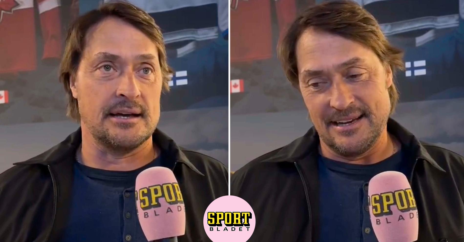 Teemu Selänne hyllar Sverige och Tre Kronor