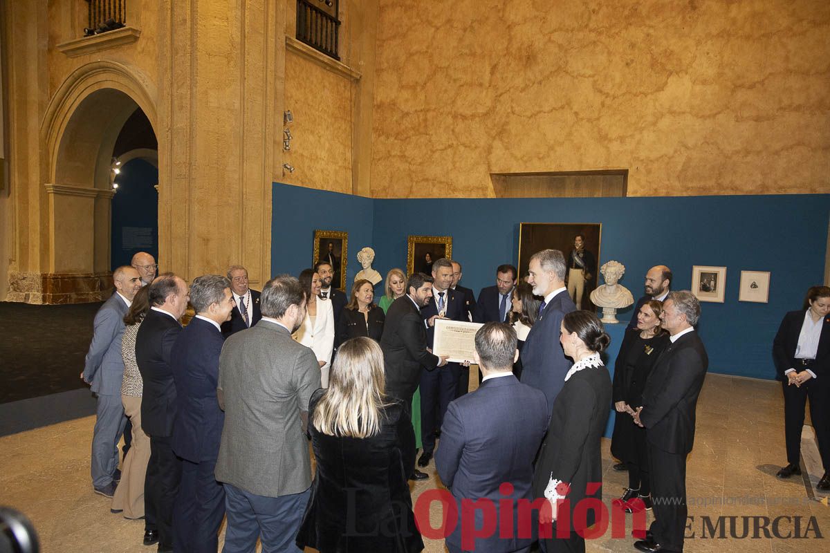 #Fotos Visita de los reyes de España a Caravaca (exposición Rafael Tegeo)