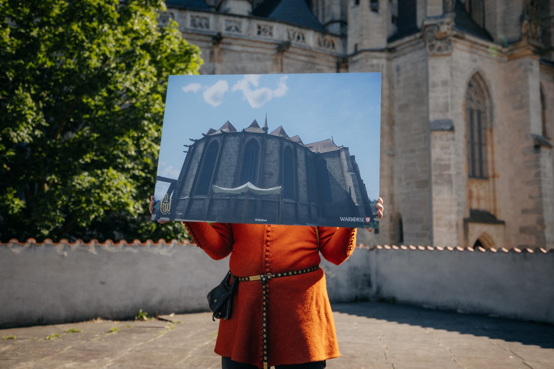 Chrám sv. Barbory ve videohře Kingdom Come: Deliverance II
