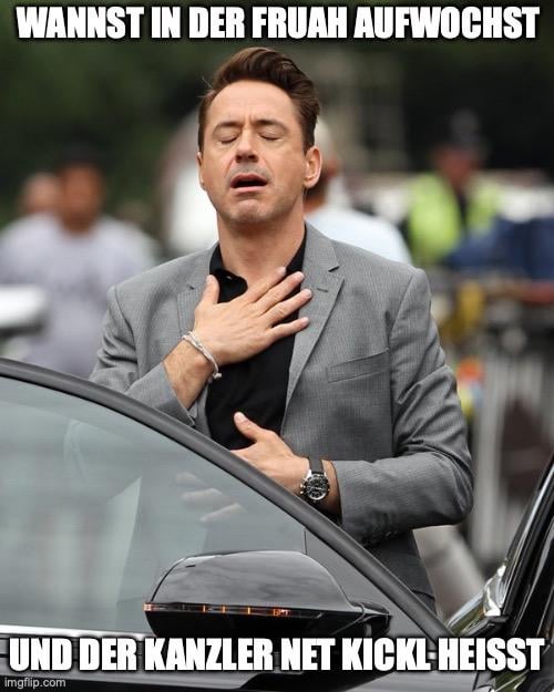 ab morgen dann, für hoffentlich 5 jahre.