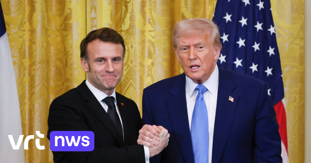 "We delen het verlangen om vrede te brengen": Trump en Macron bespreken mogelijk vredesakkoord in Oekraïne