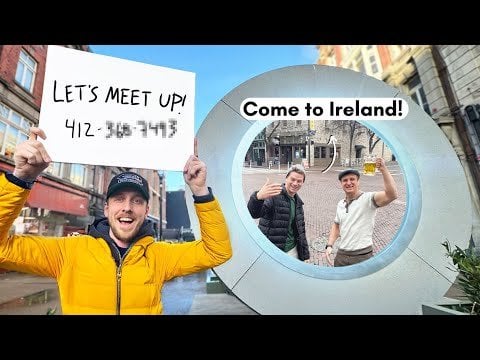 2 Canadians meet a guy from Belfast through the Dublin portal, spend 5 days seeing the NI culture and make friends for life.