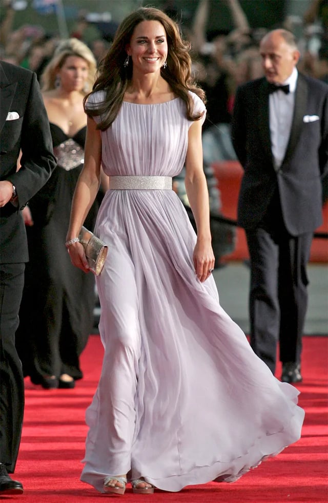 Kate's previous BAFTA looks
