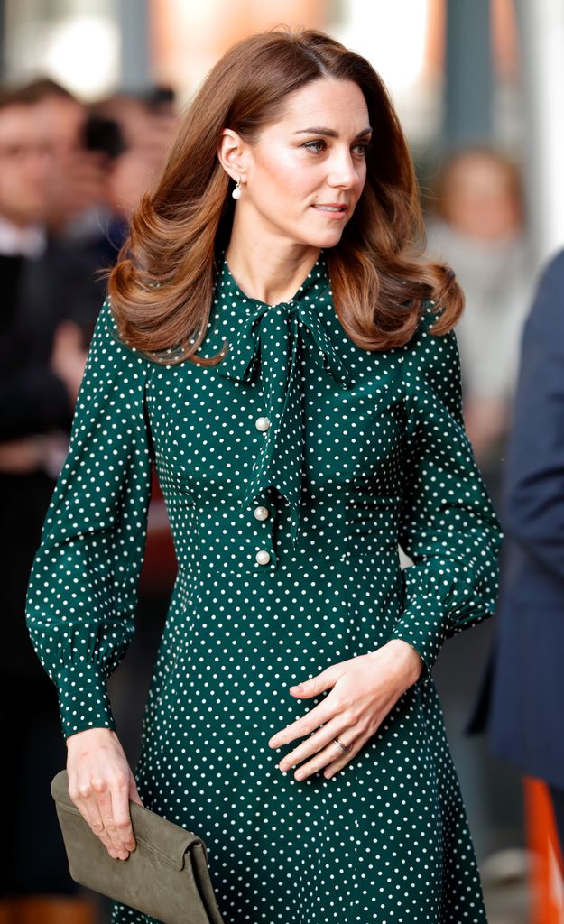Princess Kate wears an LK Bennett dress to visit Evelina London Children's Hospital in 2018