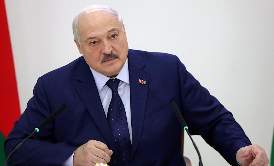 The crackdown on dissidents followed Alexander Lukashenko being voted in for a seventh term (EPA)