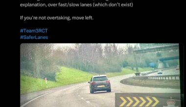 If you’re not overtaking, move left.