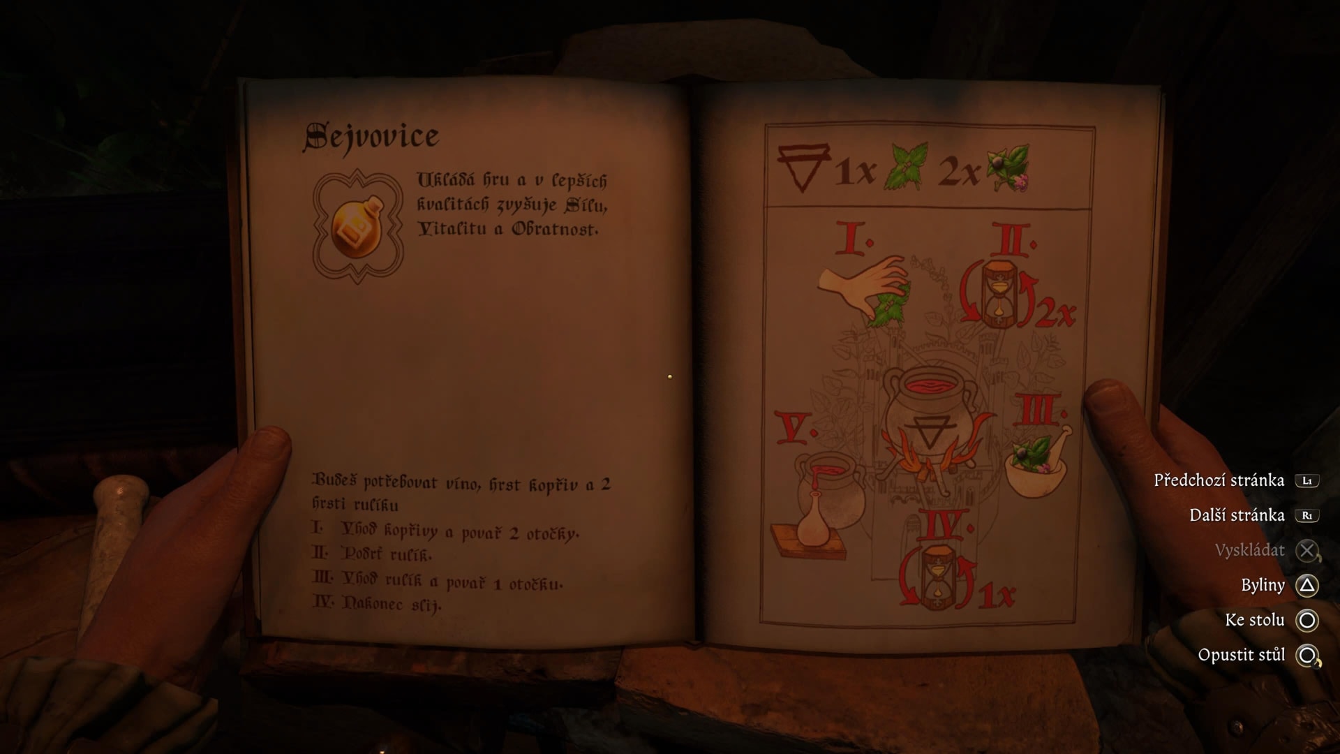 Novinkou v Kingdom Come: Deliverance II je příprava mýdla či kování.
