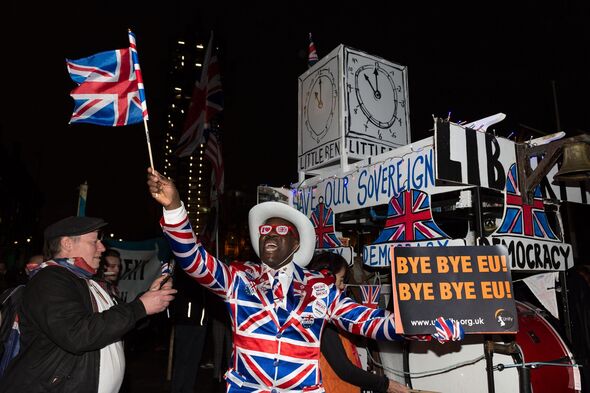 Brexit Day in London
