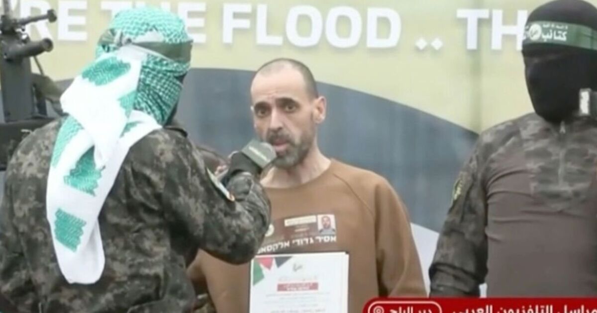 First pictures as Hamas releases another 3 Israeli hostages in Gaza | World | News