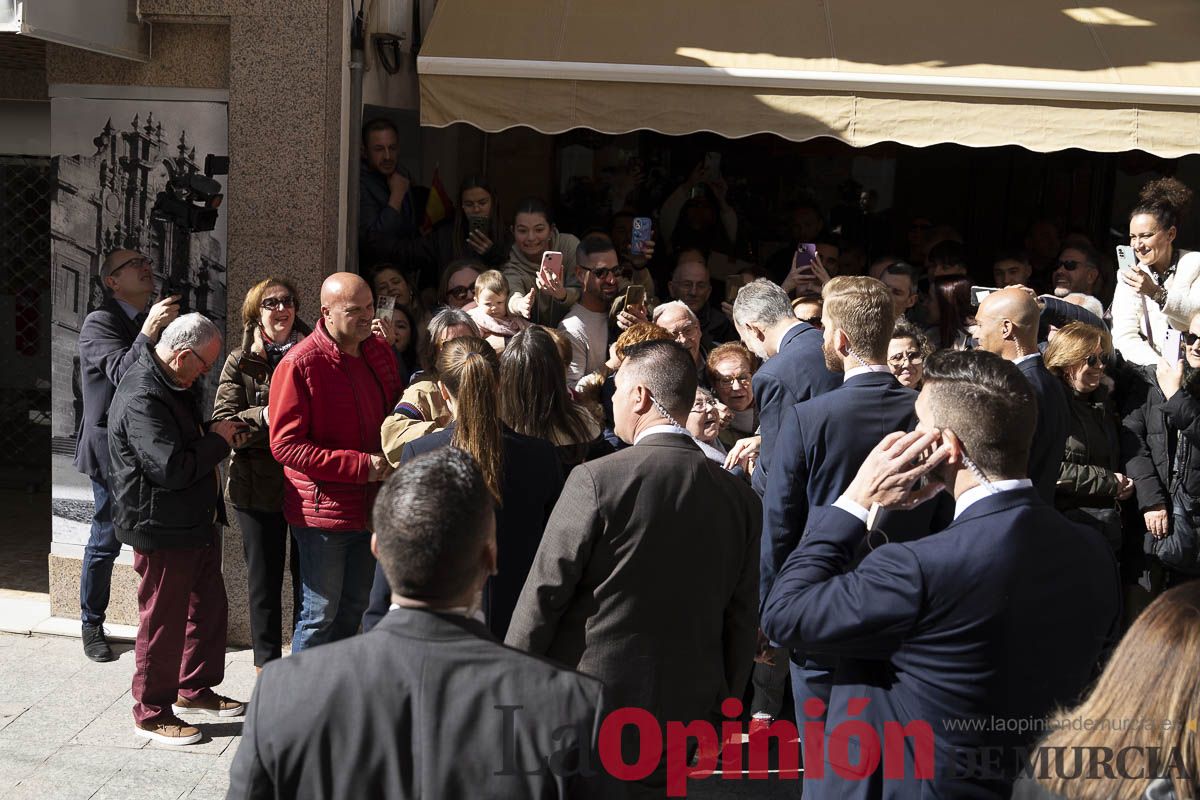 #Fotos Visita de los reyes de España a Caravaca (exposición Rafael Tegeo)