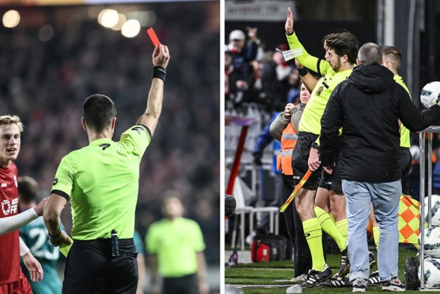 Frustratie over rode kaart Odoi: Antwerp overweegt communicatie tussen Vergoote en VAR op te vragen, fans bekogelen refs met bier