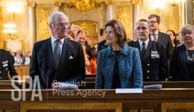 King Carl Gustaf and Queen Silvia Attend a Prayer Service for Peace in Ukraine