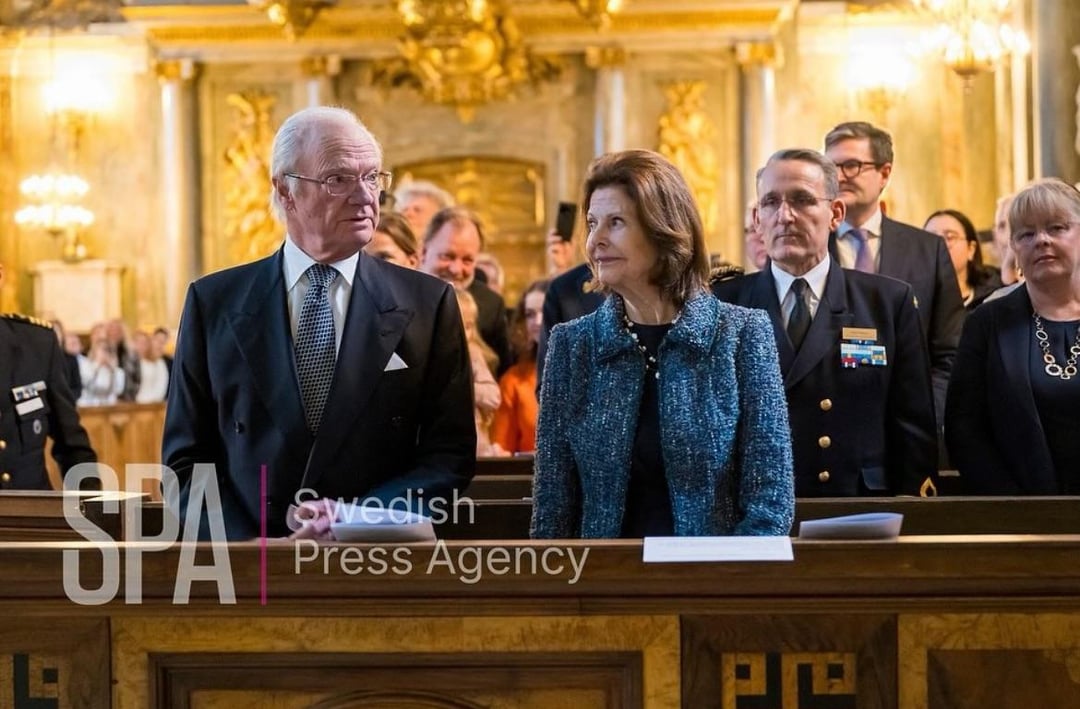 King Carl Gustaf and Queen Silvia Attend a Prayer Service for Peace in Ukraine