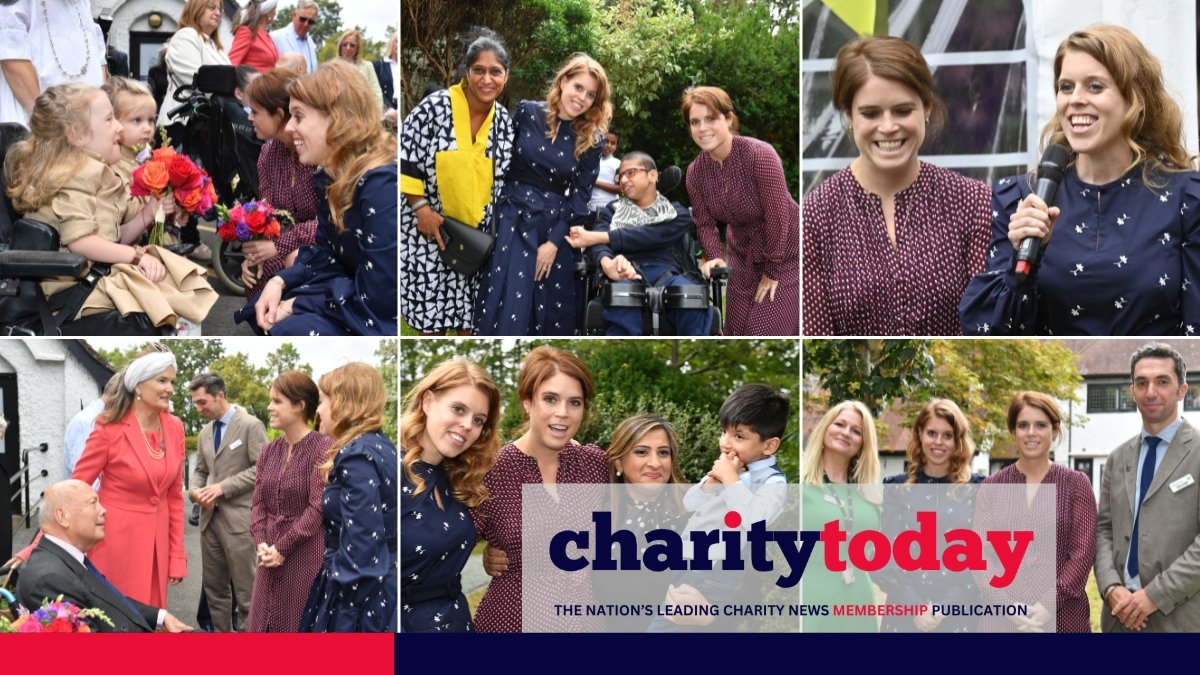 Princesses Beatrice and Eugenie attend children's hospice summer garden party