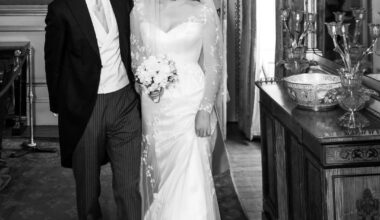 Flora Vesterberg and her grandmother Princess Alexandra on their wedding days