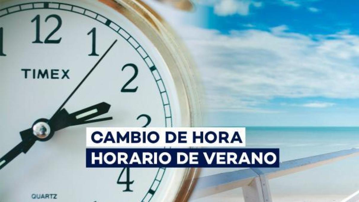 qué día se pasa al horario de verano