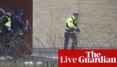 Sweden shooting: suspect may be among the injured after five people shot in attack in Örebro, police say – latest updates | Sweden