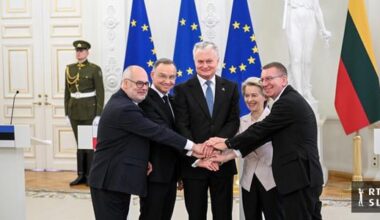 Von der Leyen o priključitvi baltskih držav na evropsko električno omrežje: "To je zgodovinski dan"