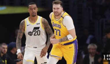 LA Lakers - Utah 72:47 (polčas)