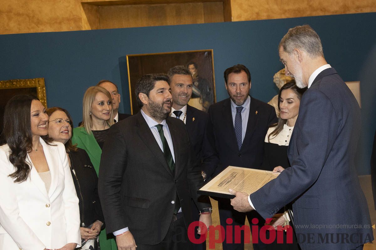 #Fotos Visita de los reyes de España a Caravaca (exposición Rafael Tegeo)