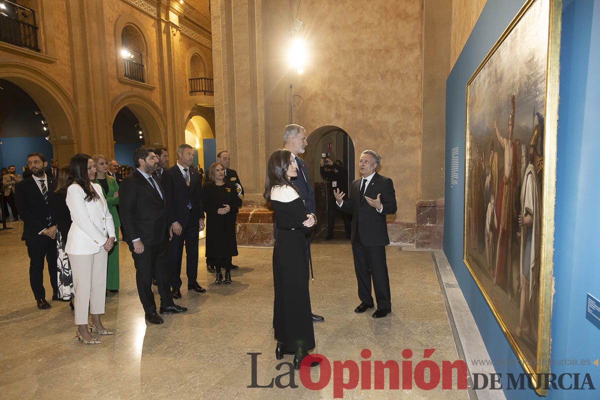 #Fotos Visita de los reyes de España a Caravaca (exposición Rafael Tegeo)