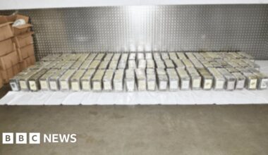 Four arrested over £80m cocaine discovery