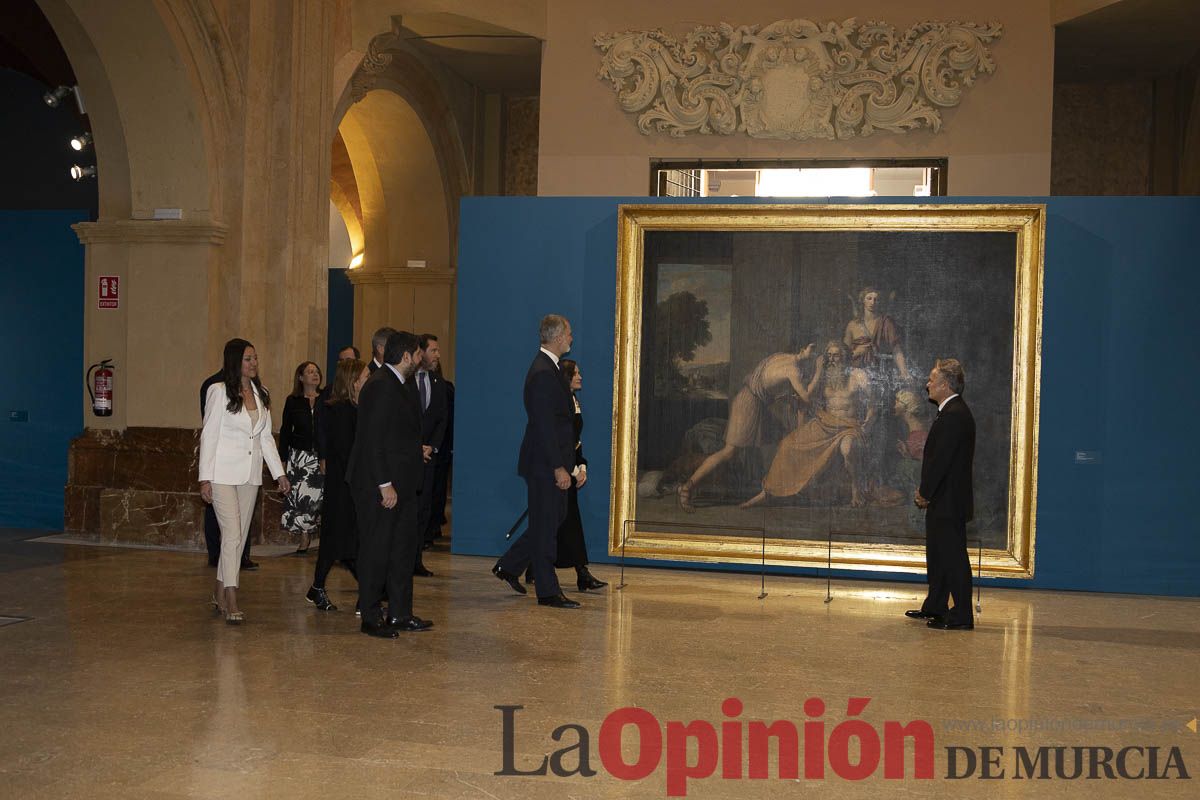 #Fotos Visita de los reyes de España a Caravaca (exposición Rafael Tegeo)