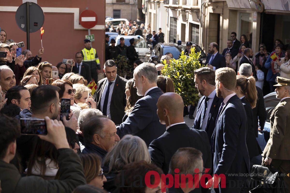 #Fotos Visita de los reyes de España a Caravaca (exposición Rafael Tegeo)