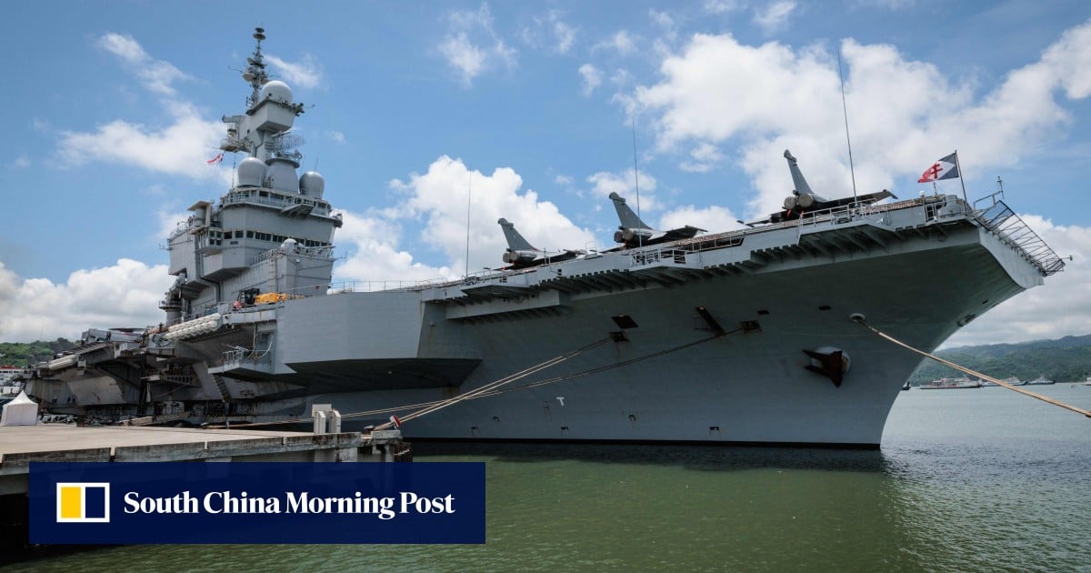 French carrier visits Philippines, flexes nuclear-powered muscle in disputed South China Sea