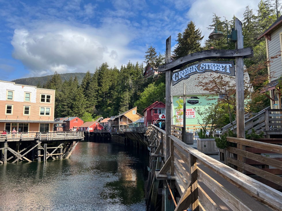 Ketchikan's Creek Street can get packed with tourists on busy days.