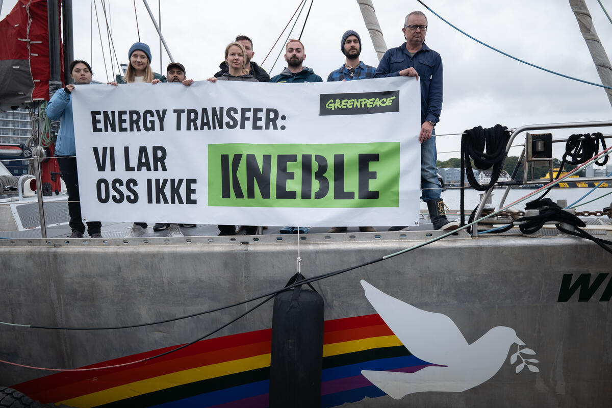 Solidarity against Energy Transfer Lawsuit in Stavanger, Norway. © Greenpeace