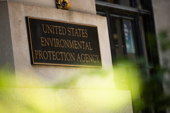 The United States Environmental Protection Agency building is seen on August 21, 2024 in Washington, DC.