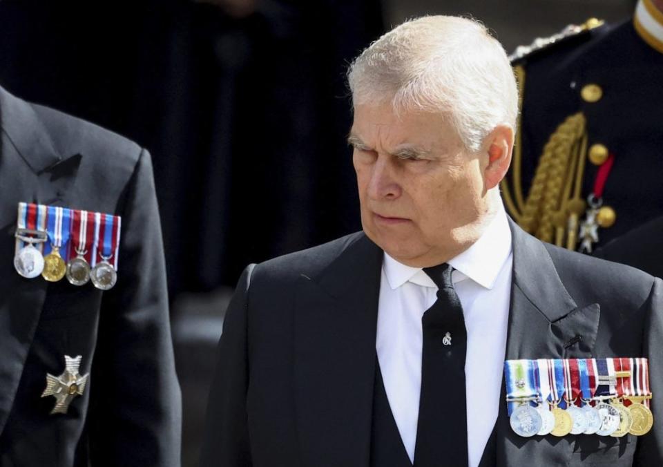 The disgraced Duke of York, 64, was sensationally snubbed from a royal dinner held at Windsor Castle last week. AP