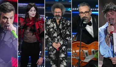 Sanremo 2025, diretta finale. Fedez, Simone Cristicchi, Brunori Sas e Olly i primi 5. Fischi per le esclusioni di Giorgia e Achille Lauro