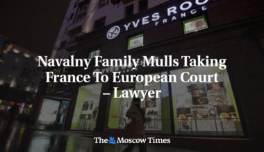 Navalny Family Mulls Taking France To European Court – Lawyer