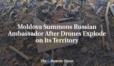 Moldova Summons Russian Ambassador After Drones Explode on Its Territory