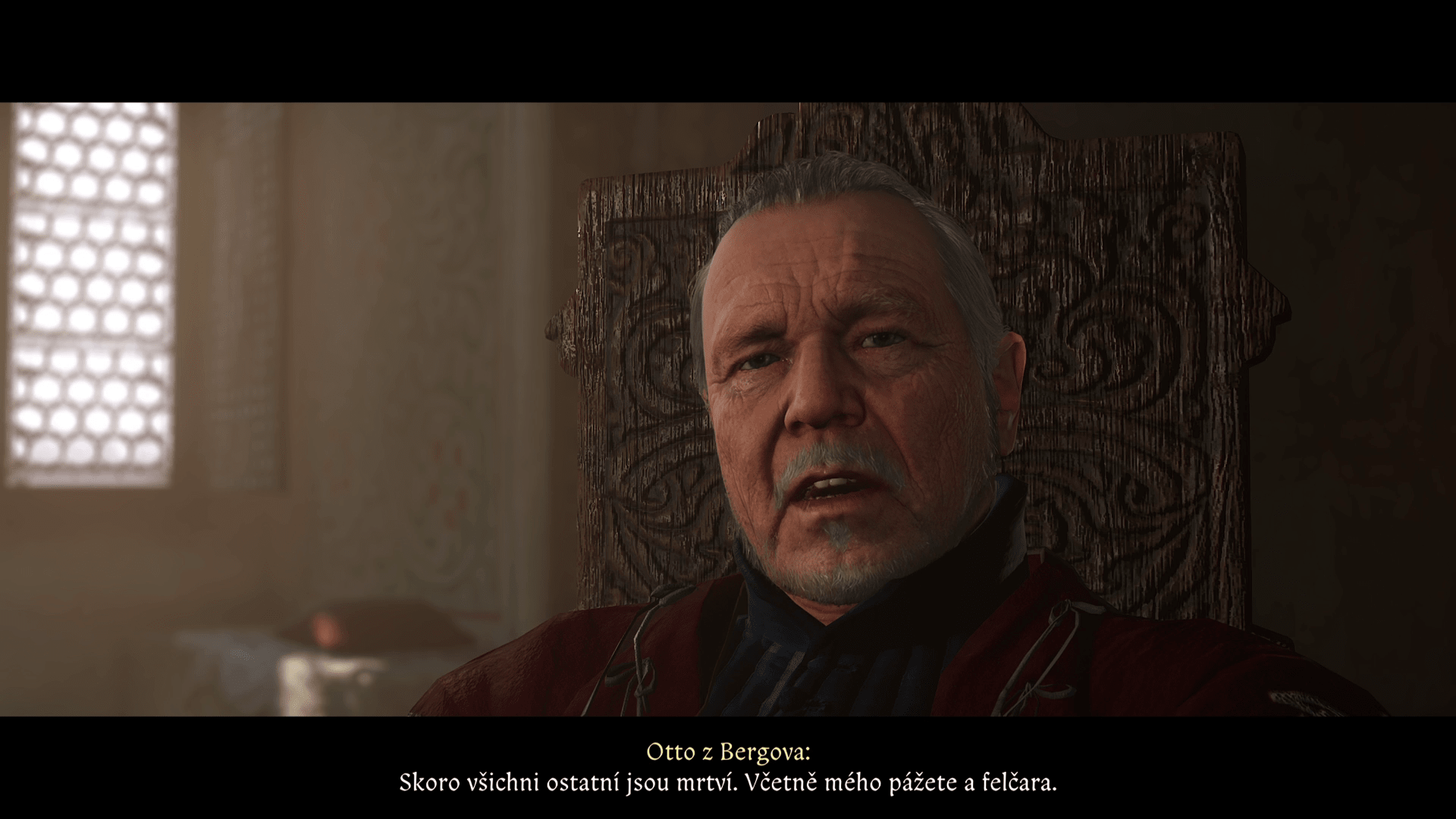 Marek Vašut jako Otto z Bergova ve videohře Kingdom Come: Deliverance II