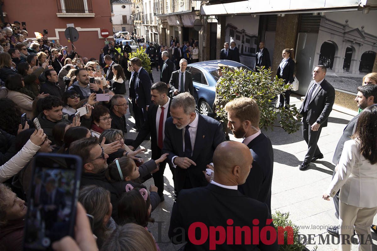 #Fotos Visita de los reyes de España a Caravaca (exposición Rafael Tegeo)