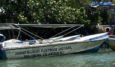 I’m in the middle of Sri Lanka at the minute and just seen this boat pass mine, anyone have a clue how it ended up here?