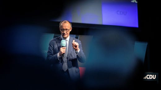 CDU:s ledare Friedrich Merz.