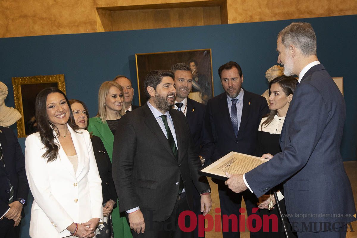 #Fotos Visita de los reyes de España a Caravaca (exposición Rafael Tegeo)