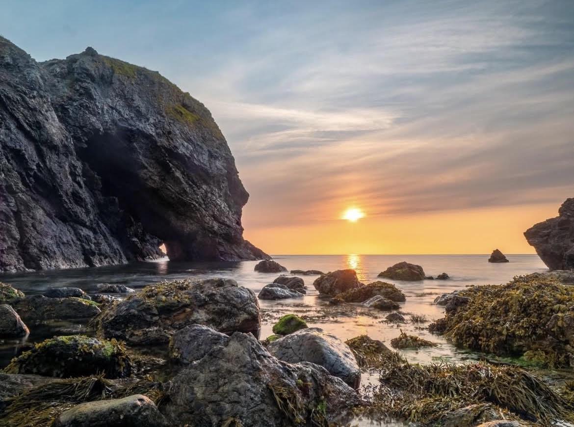 Beautiful sunset in Anglesey
