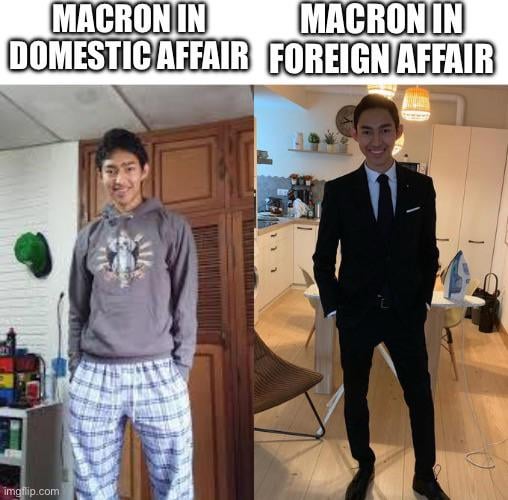 Macron is doing great