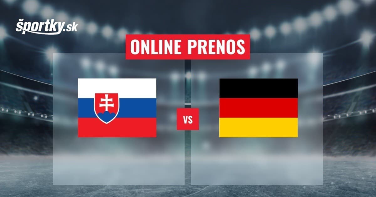 Slovensko - Nemecko: Online prenos z prípravného zápasu hokejovej reprezentácie