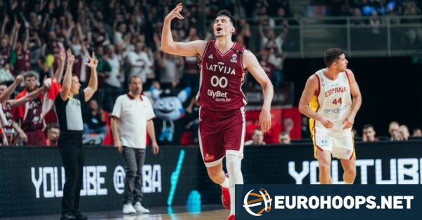 Latvia stayed undefeated against Spain, Italy beat Turkiye on the road