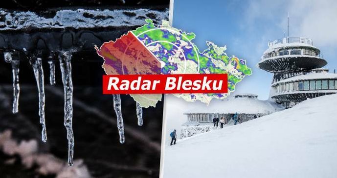 Počasí | Česko v sevření mrazů: Až -16 °C! Přijde i mrznoucí déšť, kdy nastane zlom? Sledujte radar Blesku
