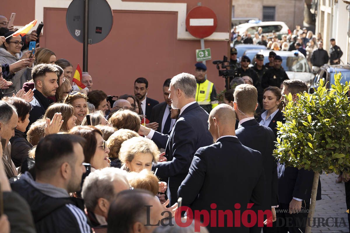 #Fotos Visita de los reyes de España a Caravaca (exposición Rafael Tegeo)