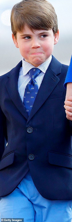 Louis attends the traditional Easter Sunday Mattins Service in 2023